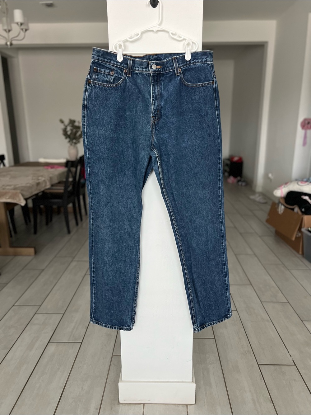 Levi’s 505 mid rise straight leg- 16 misses, long length